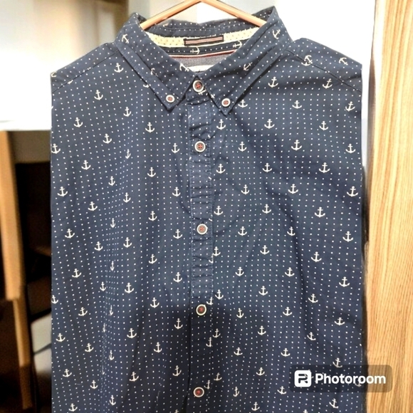 Denim&Flower by Ricky Singh Nautical Theme Button Down Shirt - Picture 5 of 6